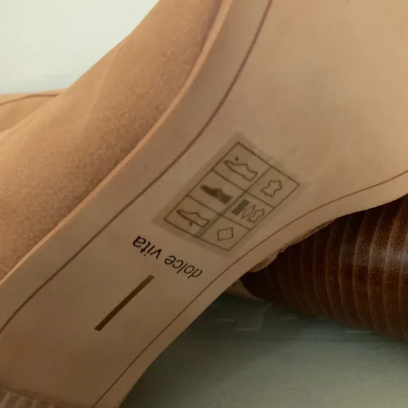 Dolce Vita Fynn knee-high boot in brown nubuck. Size 9 - Picture 9 of 14